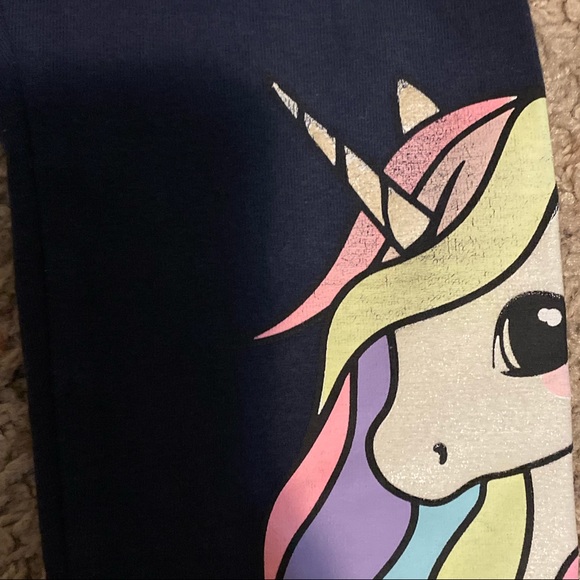Navy Unicorn Leggings - Picture 3 of 6